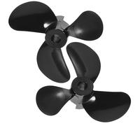 Beaupretty Hélice Tripale en Polycarbonate pour Bateau Radiocommandé, 1 Paire, Modification pour Maquettes, Accessoire Solide pour Amateurs de Modélisme Naval
