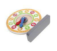 Beaupretty Horloge Apprentissage Bois Éducative pour Garçon Fille Modèle Pédagogique pour Développer la Cognition Coordination Éveil pour Heure Analogique