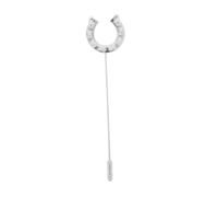 Beaupretty Horseshoe Pin Vintage Brooch Unisex Clasp For Suits Sweaters Cardigans Lightweight Retro Lapel Accessory Durable And Comfortable