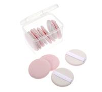 Beaupretty Houppette à Poudre Visage Et Éponge De Maquillage Sans Latex 12 Pièces Petit Format Polyvalente Pour Femmes Usage Sec Et Humide Ton Rose
