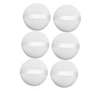 Beaupretty Houppettes à Poudre Rondes en Peluche Souple 6 Pcs 10 Cm pour Maquillage Féminin Intérieur et Voyage Pulvérisateur de Poudre Makeup