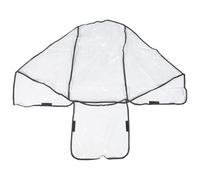 Beaupretty Housse de Pluie pour Poussettes Doubles Protection Transparente la Pluie pour Jumeaux Installation Facile et Ventilation Optimale
