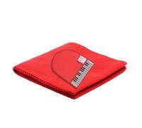Beaupretty Housse de Touches Rouge Ensemble de 2 Pcs Chiffon de Nettoyage Tissu Anti-Poussière Housse de Protection pour Clavier de Piano Facile à Laver en Machine