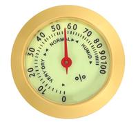 Beaupretty Hygromètre Mécanique Rond pour Boîte à Cigares Petit Hygromètre Analogique Précis Accessoire pour Cave à Cigares Usage pour Guitare et Coffret Humidité Contrôlée Instrument