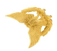 Beaupretty Insigne Métallique Aigle à Épingle pour Uniforme de Sécurité, Alliage Zinc Solide, Taille Moyenne, Accessoire Vestimentaire Professionnel, Usage Officiel, Lot Unique