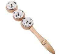 Beaupretty Instrument de Percussion Bois Cloches Shaker pour Garçon Fille Musical Éducatif Sûr Clochettes de Traîneau pour Éveil et Thérapie Musicale pour Garçons et Filles