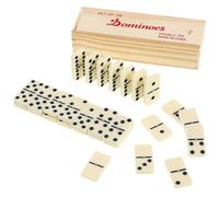 Beaupretty Jeu de Dominos Familial en 48 CM Coffret de Dominos pour Adultes et Garçon et Filles Jeu de Société Interactif pour Voyages et Soirées en Groupe