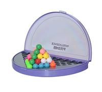 Beaupretty Jeu de Pyramidale avec Perles Educatif pour Garçon Fille de Empilable Portable Stimulant Limagination Pensée Stratégique