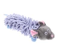 Beaupretty Jouet à Tirer Chien Couineur en Peluche Motif Souris Taille Moyenne Renforcé pour Chiots Jeu Interactif Stimulation Exercice Quotidien