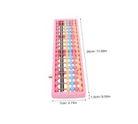 Beaupretty Jouet Boulier Cadre De Comptage pour Tout-Petits Jouets De Comptage Outils Mathématiques Apprendre Mathématiques Développe La Motricité Fine Pensée Précoce Activités