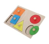 Beaupretty Jouet D'association De Formes Géométriques en Bois pour Garçon Et Filles, Éducatif Montessori, Taille Sécurisée, Motricité Fine, Reconnaissance Couleurs, Présent Anniversaire Éducatif