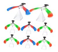 Beaupretty Jouet d'Équilibre Oiseau en Plastique pour Garçon et Filles Lot de 10 Aigles Éducatifs Jouet de Décompression pour Fête et Apprentissage des Sciences