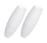 Beaupretty -jour Décoratif en Papier Blanc Design Européen Sophistiqué pour Lampadaire, Lot de 2 Pièces Diffusion Douce de Lumière pour Chambre ou Bureau