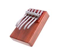 Beaupretty Kalimba Piano Pouce Portable Notes Rougeâtre Instrument Musique et Musical Débutant Facile à Transporter