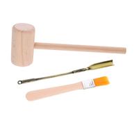 Beaupretty Kit Archéologie Garçon Fille Bois avec Marteau Moyen Pelle et Pinceau Outils Éducatifs de Fouille pour Garçon Fille Coffret Excavation Créatif et Sûr pour Développement Sensoriel