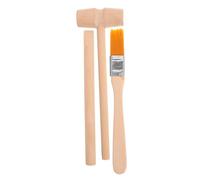 Beaupretty Kit D’Outils de Fouilles Archéologiques pour Garçon et Filles - Petite Brosse, Burin et Marteau en Bois - Éducatif D’Excavation pour Motricité Fine et Jeux D’Imitation -