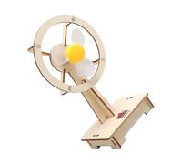 Beaupretty Kit de Fabrication Ventilateur Électrique DIY Bois Éducatif à Assembler pour Garçon Fille Activité Scientifique Manuelle pour Apprentissage Scolaire