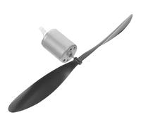 Beaupretty Kit de Mini-éolienne Pédagogique Moteur et Diode, Micro-générateur Éolien Compact pour Expériences Scientifiques et Apprentissage de L'électricité, pour Activités de Plein Air