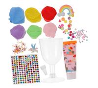 Beaupretty Kit de Pâte à Modeler pour Garçon Fille Pâte Autodurcissante Souple Matériel DIY de Création de Coupe de Glace Artisanal pour Stimuler Créativité et Imagination