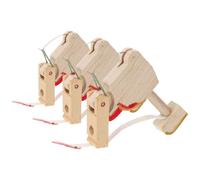 Beaupretty Kit de Réparation 3 Pièces Talons de Marteau en Bois pour Piano Droit Accessoires de Rechange pour Mécanisme de Marteau Compatible Entretien et Accordage D’Instruments de