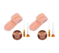 Beaupretty Kit de Soins du Visage 8 Pièces Accessoires D’application Douce Bol et Brosse en Silicone Ensemble D’outils Esthétiques pour Soins Peau à Domicile Fournitures pour Masque Facial