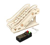 Beaupretty Kit DIY Éducatif Ascenseur Électrique Bois Modèle Miniature Scientifique avec Projet de Bricolage pour Garçon Fille Développement des Compétences et Créativité