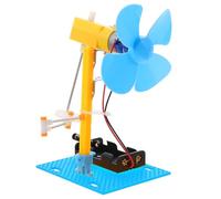Beaupretty Kit Éducatif DIY Ventilateur Électrique à Assembler pour Garçon Fille Scientifique de Fabrication Manuelle Expérience sur Éolienne Outil Pédagogique pour Cours de Science et