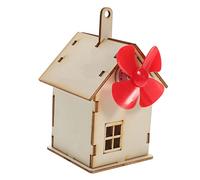 Beaupretty Kit Éducatif Solaire DIY Cabane Garçon Fille Jeu Scientifique Stem Facile à Assembler Développement Créativité et Autonomie Matériel Sain pour Garçons et Filles