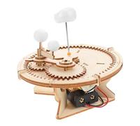 Beaupretty Kit Éducatif Système Solaire Bois Modèle DIY pour Garçon Fille Puzzle Manuel Apprentissage des Outil Pédagogique pour Étudiants et Familles