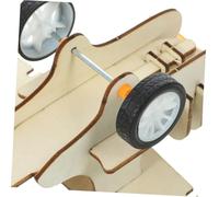 Beaupretty Kit Scientifique Éducatif DIY Avion Bois pour Garçon Fille Puzzle Dassemblage Créatif pour Expérience Scientifique et Développement des Compétences Analytiques