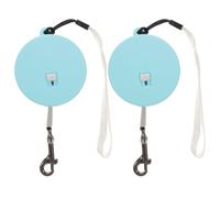 Beaupretty Laisse Rétractable pour Chien 2pcs en Plastique et Nylon, Résistante à l'usure Quotidienne, Aventures en Plein Air Vacances