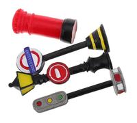 Beaupretty Lampadaire, Panneaux Indicateurs, Boîte aux Lettres et Panneau Lumineux, Décorations Réalistes pour Table à Sable et Jardin Miniature