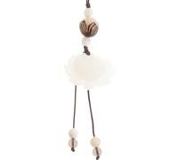 Beaupretty Lanière de Téléphone Portable en Jade Motif Fleur de Lotus Cordon Tissé pour Téléphone et Clé USB Décoration Feng Shui pour Homme et Femme en Plein Air