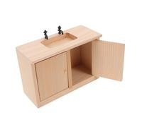 Beaupretty lavabo Miniature de Maison de poupée Bassin de Cuisine Miniature de Maison de poupée Ornement Doll House Supply Ornement