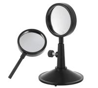 Beaupretty Lentille Concave Optique Portative et Miroir Convexe avec Support, Kit D'expériences Physiques pour Enseignement Physique, Optique Solide et Précise, Accessoire Éducatif