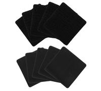 Beaupretty Lot de 10 Bandes Auto-agrippantes Adhésives Double Face Haute Résistance pour Tapis de Sol de Voiture, Patchs Antidérapants Résistants à L'eau et Haute Température, Fixation