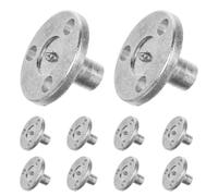 Beaupretty Lot de 10 Clés de Remontage pour Boîte à Musique à Remontoir, Base Métal Disque Rond 55x10 Mm M3.5, Poignée Rotative, Accessoires de Rechange pour Mécanisme de Boîte à Musique,