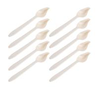 Beaupretty Lot de 10 Cuillères à Nourrir pour Oiseaux en Plastique, Embout Fin pour Dosage Précis, Petites Cuillères Ergonomiques pour Perroquets, Canaris, Calopsittes et Oisillons en Cage