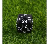 Beaupretty Lot de 10 Dés Polyèdres en Acrylique Noir Chiffres Numériques Multi-Facettes Accessoires Légers pour Jeux de Société Jeux de Table et Soirées Entre Amis