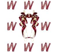 Beaupretty Lot de 10 Grands Nœuds Décoratifs pour Mariage, Couleur Rouge Foncé, Papier Présent à Tirer, Nœuds pour Voiture et Décoration de Fête, Accessoires pour Emballage Présent