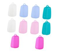Beaupretty Lot de 10 Protège-brosses à Dents en Silicone Multi-Couleurs, Housses Portables Anti-poussière, Accessoires De Voyage Compacts pour Soins Bucco-dentaires Familiaux