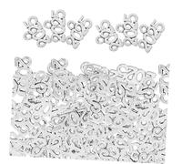 Beaupretty Lot De 100 Breloques En Alliage De Zinc 2025, Mini Pendentifs Argenté Ancien, Décorations Diy Légères Pour Porte-clés, Paquet Et Créations Artisanales, Accessoires Festifs Année 2025