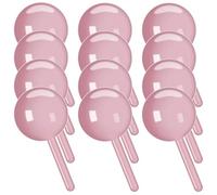 Beaupretty Lot de 12 Boîtes D'emballage en Plastique Léger de Sucette, Rangement Creux Décoratif Rose, Boîte Présent et Porte-papeterie pour Fête, Rangement Bonbons et Bijoux, Décoration