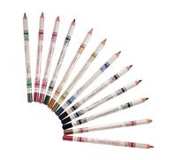 Beaupretty Lot de 12 Crayons Eye-Liner Waterproof Maquillage Longue Tenue 12 Variées Crayon à et Sourcils Kit Professionnel pour Maquillage des Yeux
