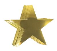 Beaupretty Lot de 12 Étoiles en Papier Doré Découpées Décoration Suspendue pour Fêtes Mariage et Anniversaire Accessoires D’étoiles D’Or pour Décoration de Salle et Photo Souvenirs