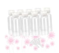 Beaupretty Lot De 17 Set De Bouteilles Vides 50 Ml Transparentes Bouchon Cliquet, Plastique Recyclable, Contenant De Lotion Et Shampoing Pour Voyage Et Usage Domestique, 2 Mini Entonnoirs Inclus
