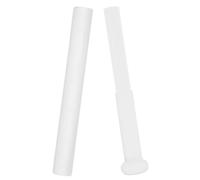 Beaupretty Lot De 2 Baguettes Pour Bol Chantant En Cristal Maillet Bâtonnet Baguette De Percussion Maillet Poussoir Blanc