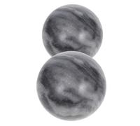 Beaupretty Lot De 2 Balles Chinoises De Jade 5 Cm Pour Massage Et Exercices De Thérapie Manuelle, Boules De Contemplation Pour Relaxation Mentale, Portables Et Adaptées à La Gym Des Mains