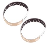 Beaupretty Lot de 2 Bracelets Chrétiens Élastiques Versets Bibliques Couleur Noir et Gris Taille Unique Bracelets Décoratifs Unisexes pour Événements Religieux Remises de Diplôme et
