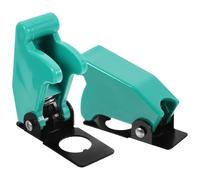 Beaupretty Lot de 2 Caches de Protection pour Interrupteurs à Bascule 12 Mm Verts, Plaques Anti-poussière pour Interrupteur Industriel, Couvercles Sécurisés Adaptés aux Applications